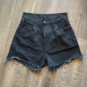 Brandy Melville John Galt Black Shorts